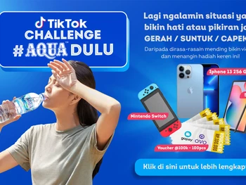 Mau Raih Hadiah Jutaan Rupiah? Yuk Ikuti AQUADULU TikTok Challenge!