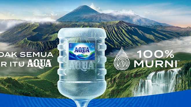 AQUA Galon 100% Murni, 100% Aman, dan Tidak Semua Air itu AQUA!