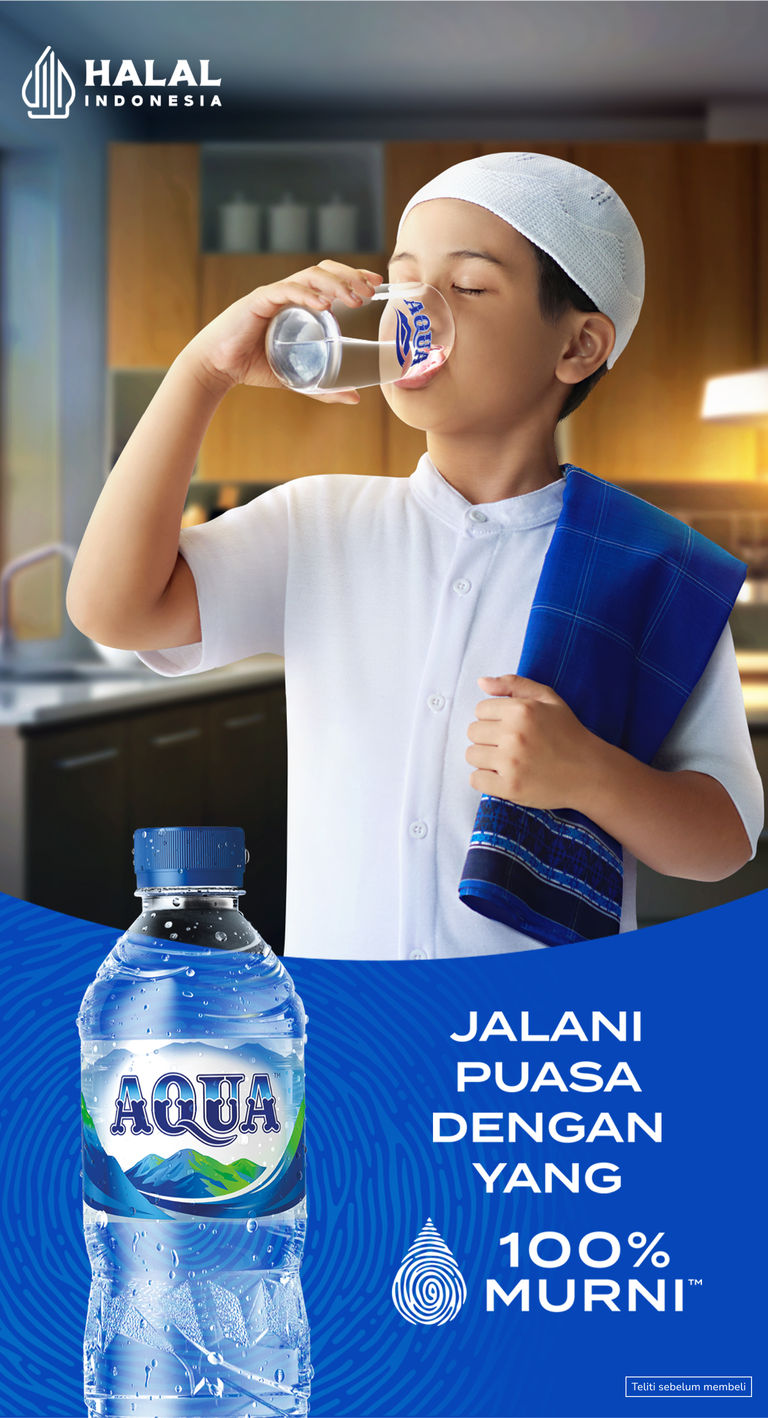 Jalani Puasa Dengan Aqua Yang 100 Murni Sehat Aqua 4619