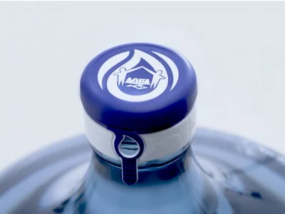 Tutup Galon AQUA - Berwarna biru-putih