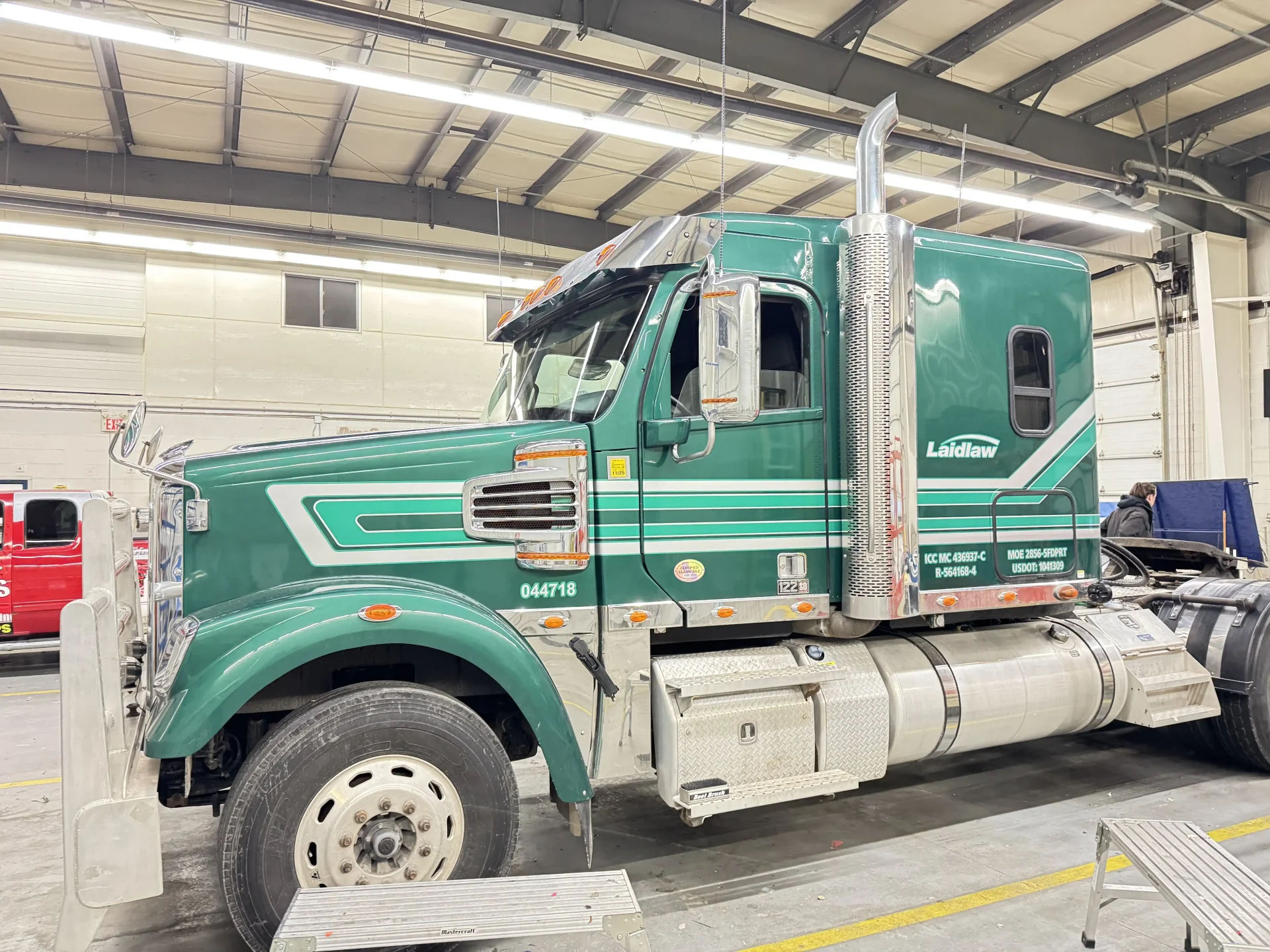 Laidlaw Green Striped Truck 3