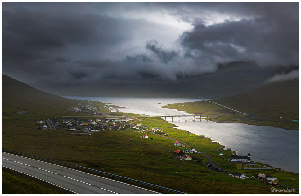 Norðskála and Streymin Bridge