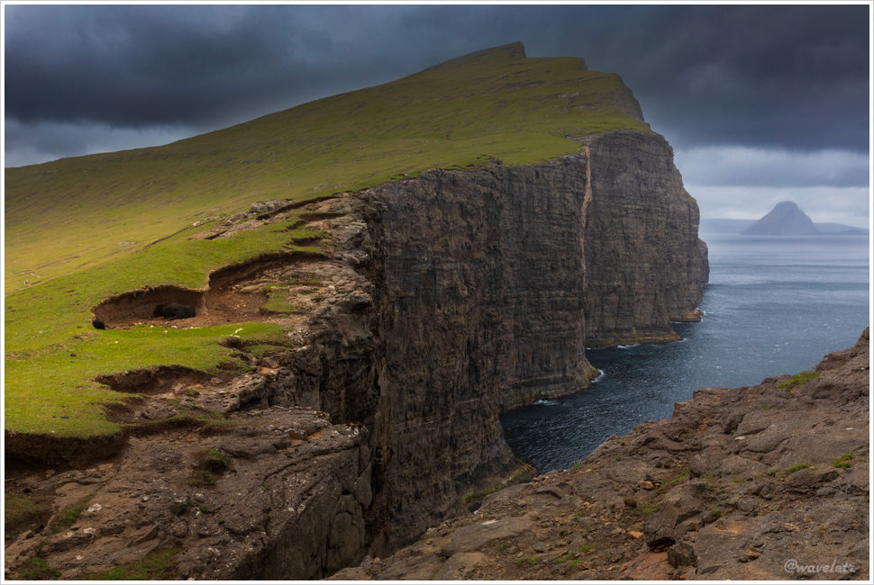 Trælanípa, Vágar