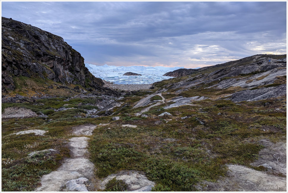 Ilulissat blue trail, Greenland