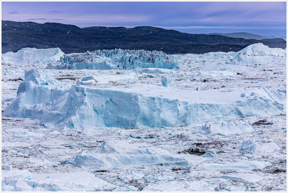 Ilulissat blue trail, Greenland