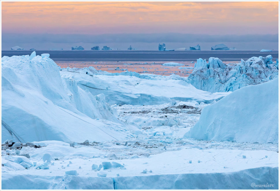 Ilulissat blue trail, Greenland