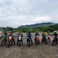 Enduro dirt bike at Hambalang
