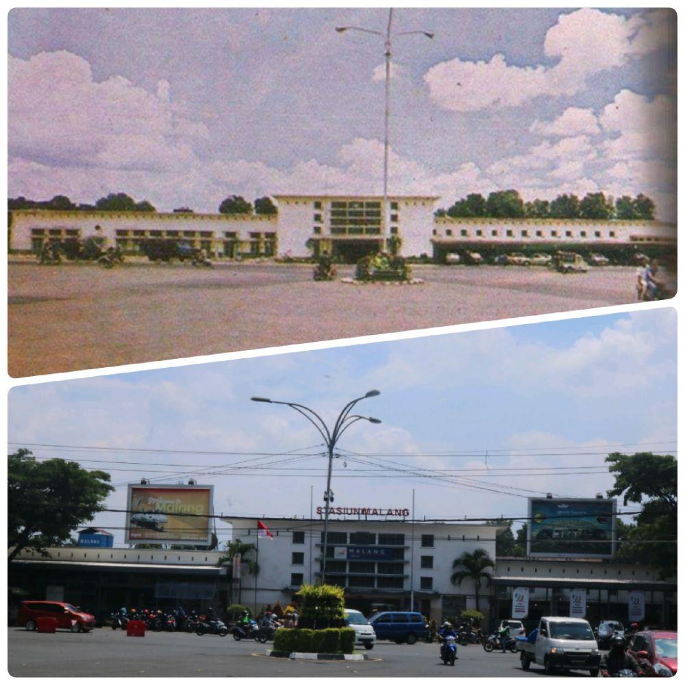 The Kota Baru Malang Station in the past and today, was initiated during the Dutch colonial period, around 1940