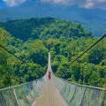 situ gunung suspension bridge with java private tour