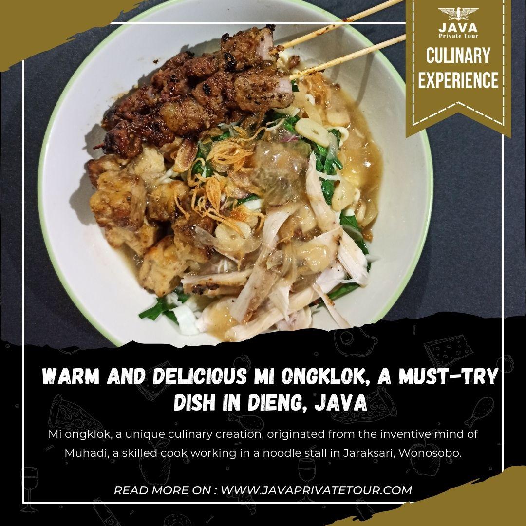 Java Dish Warm and Delicious Mi Ongklok, a Must-Try Dish in Dieng,Java