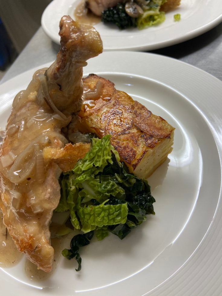 Little House Restaurant - Guinea fowl Bordelaise