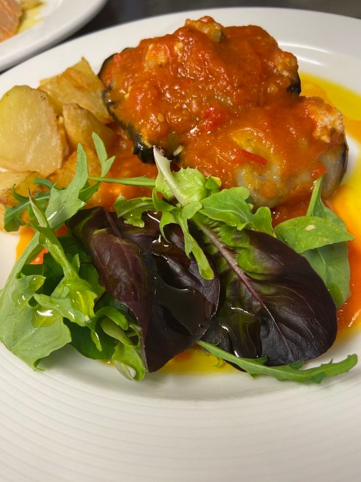 Little House Restaurant - Involtini of aubergine