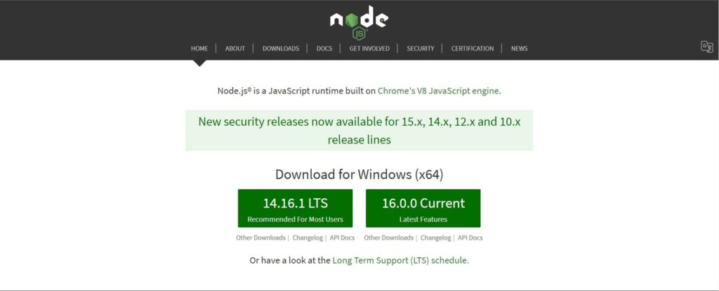 How to create a web server using nodejs