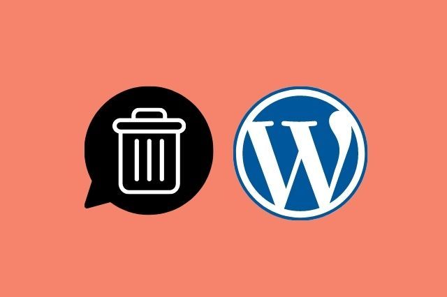 how to delete all comments in wordpress