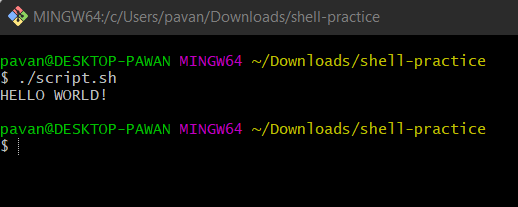 Shell Scripting in Windows