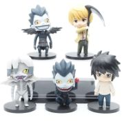 Picture of 5Pcs Death Note Anime Figure Set. 