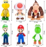 Picture of Game Figure Super Mario 6 Figures Collection. 