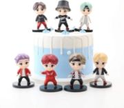 Picture of 7Pcs BTS Collection Action Toy Figure Set.