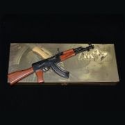 Picture of Removable DIY Gold AK47 Assemble Rifle Metal Diecast Alloy Model Gun Toys