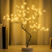 Picture of Tree Lights Fire Night Light Firefly Tree Lamp.