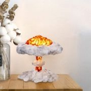 Picture of DIY 3D Lamp Simulation Explosion Mushroom Cloud LED Night Light beside lamp Bedroom Gift Home Decoration Ornaments 3D Table Lamp
