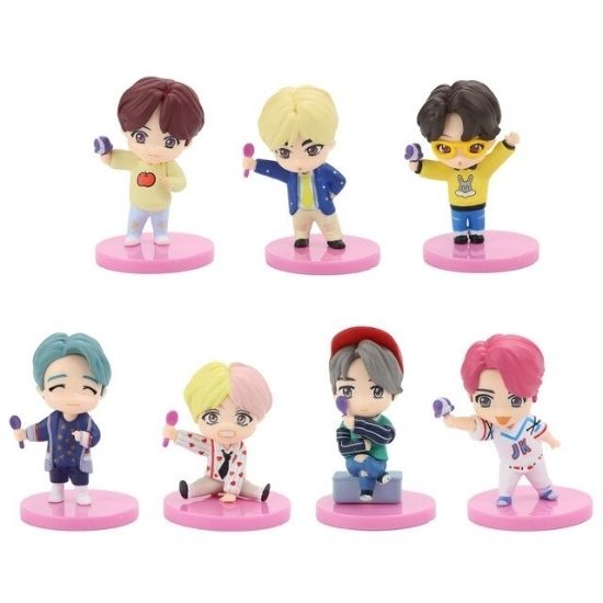 Picture of 7Pcs BTS Collection Action Toy Figure Set V4.