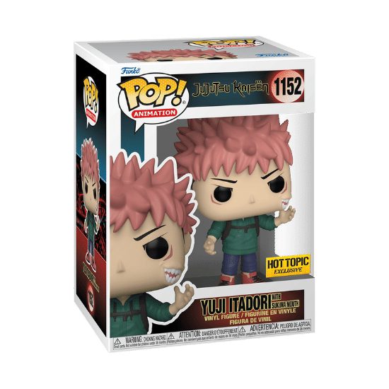 Picture of FUNKO POP Jujutsu Kaisen 1152 YUJI ITADORI WITH SUKUNA MOUTH