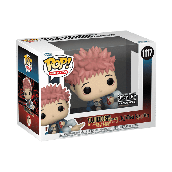 Picture of FUNKO POP Jujutsu Kaisen 1117  YUJI ITADORI WITH TSUKAMOTO DOLL