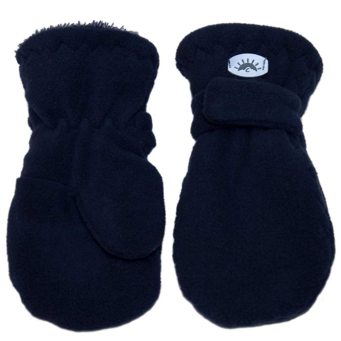 Navy blue baby mittens store