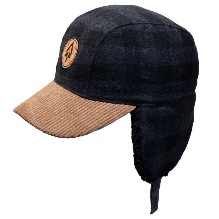 Winter Plaid Ball Hat - Black Winter Plaid Ball Hat - Black