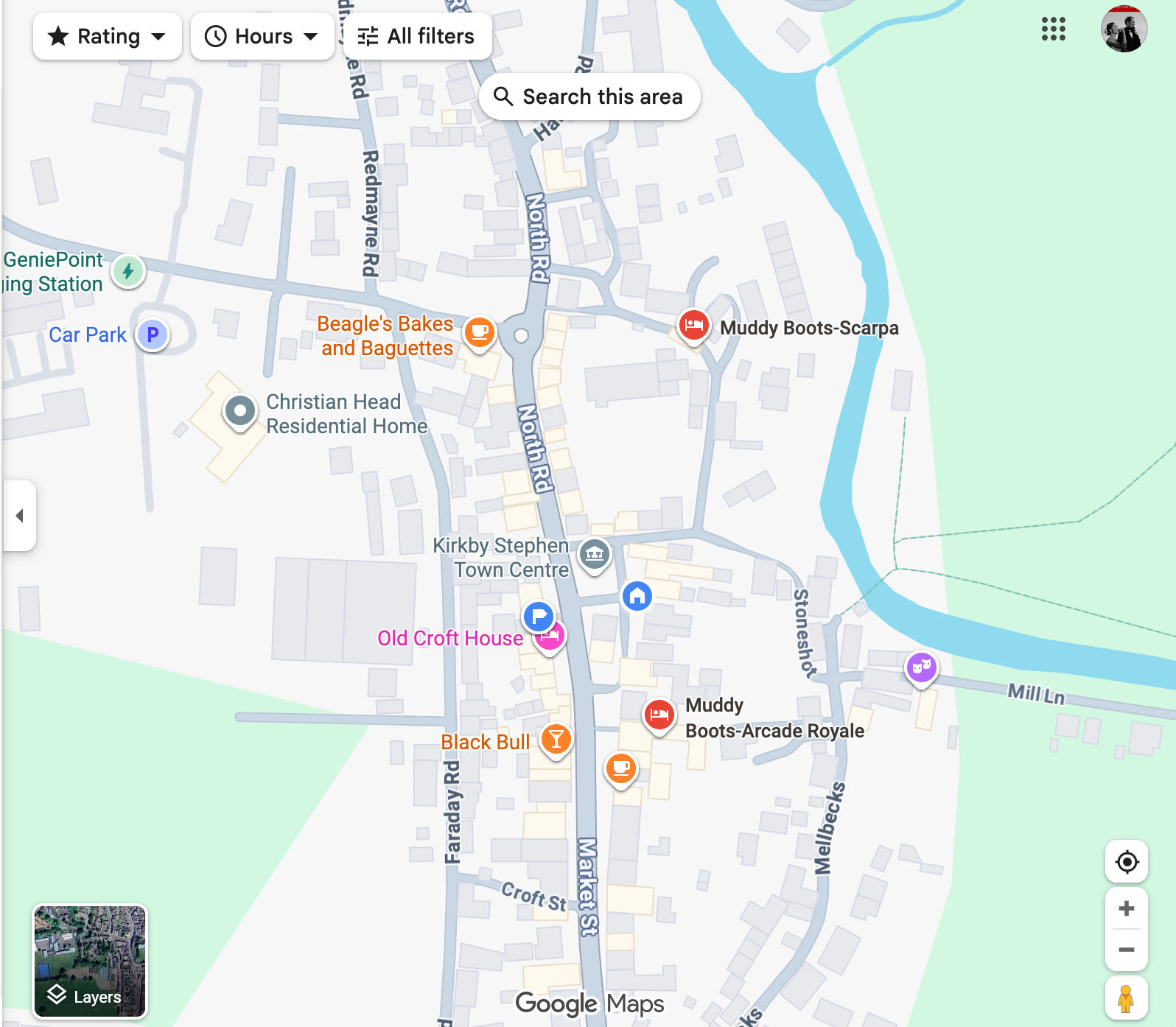 Muddy Boots Escapes property location map