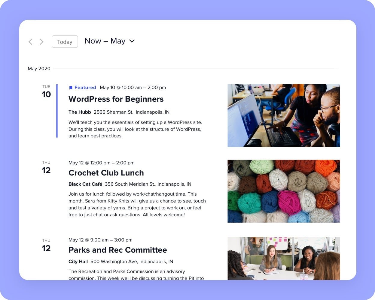 List view