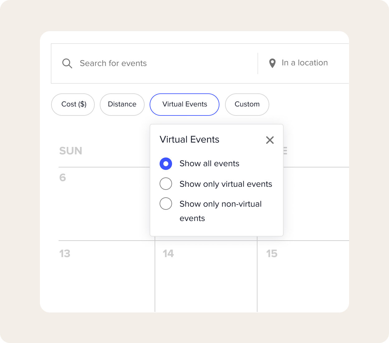 Virtual Events