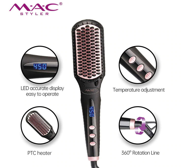 Ceramic Hair Straightener Brush