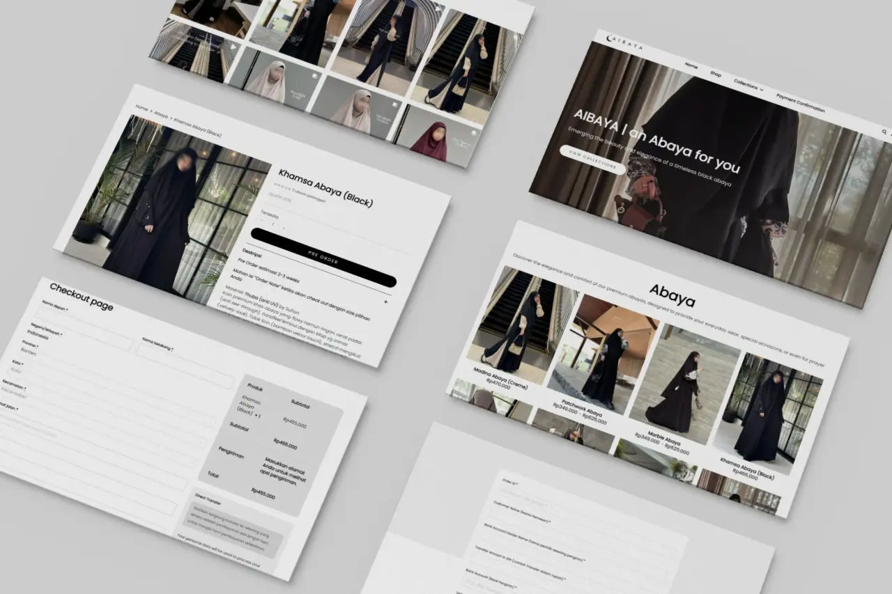 Scalable online store for muslim fashion business