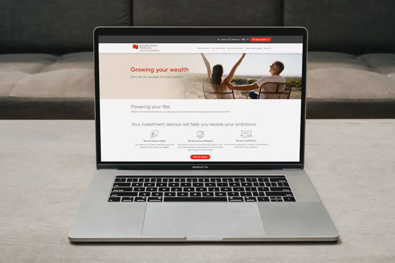 Company website clear messaging