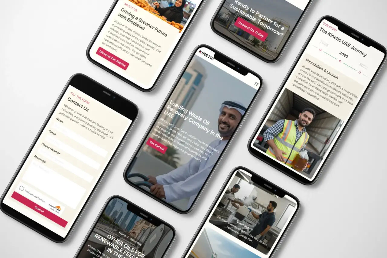 Kinetic uae mobile layout