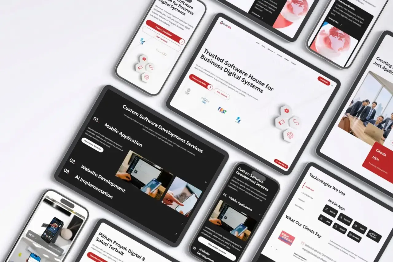 CodeLabs Indonesia Mobile Tablet Layouts