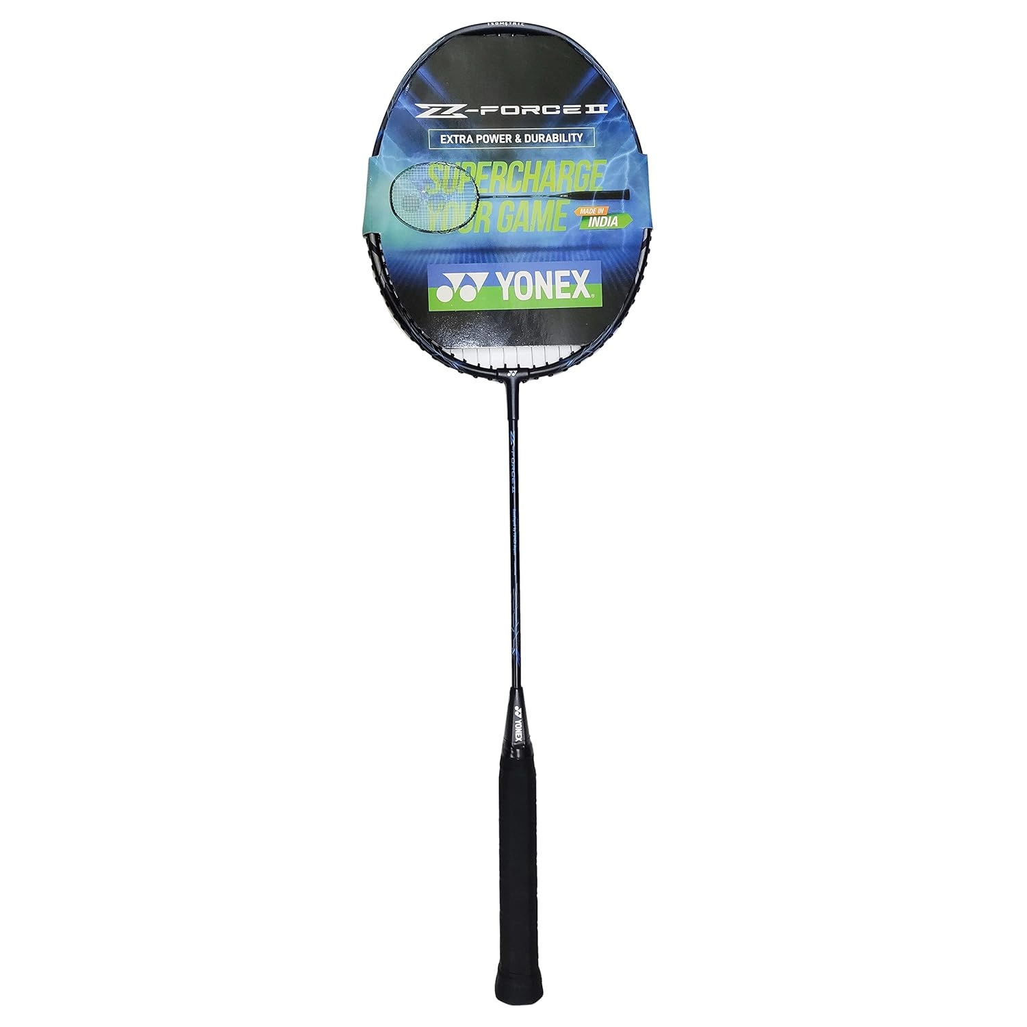 Yonex Z-Force II Strung Badminton Racquet, Black, Aluminum Yonex Z-Force II Strung Badminton Racquet, Black, Aluminum