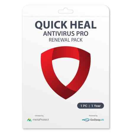 Quick Heal Anti Virus Pro 1PC/1Year Renewal