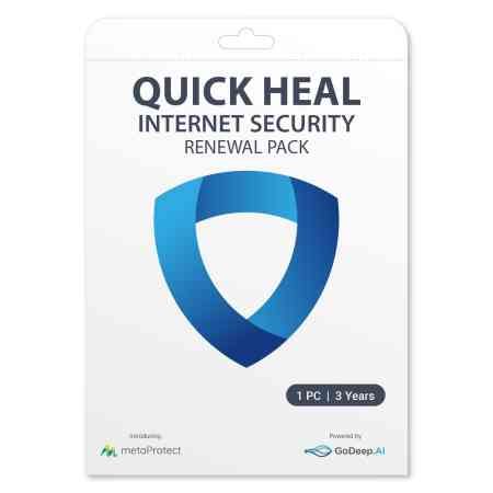 Quick Heal Internet Security 1PC/3Year Renewal