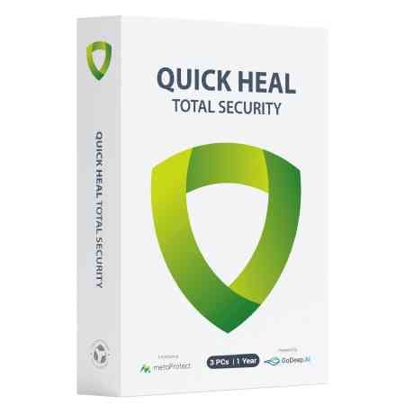 Quick Heal Total Security 3PC/1Year New Pack