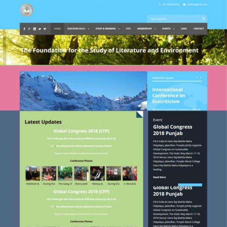 WordPress Website for NGO – efsle_org