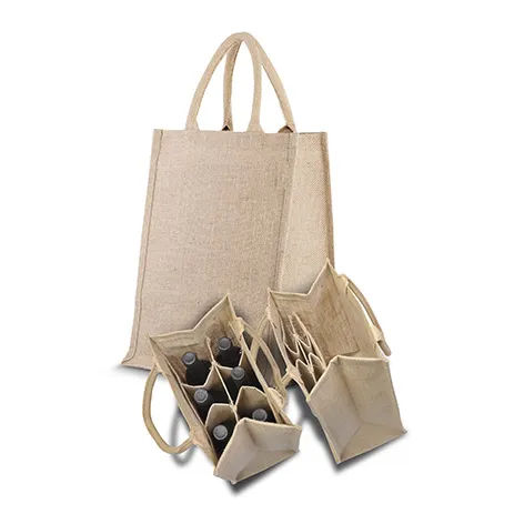 BURLAP ECO-FRIENDLY BAG JUTE COMBI