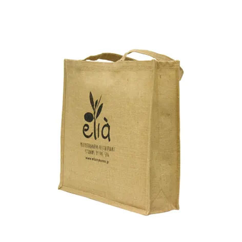 BURLAP SHOULDER BAG