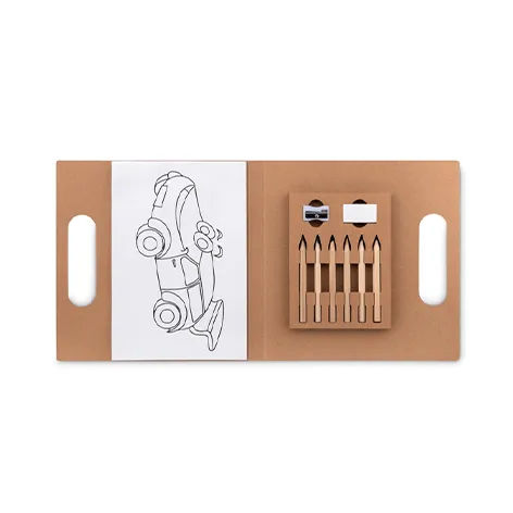 CHILDER COLOURING SET FOLDER GO