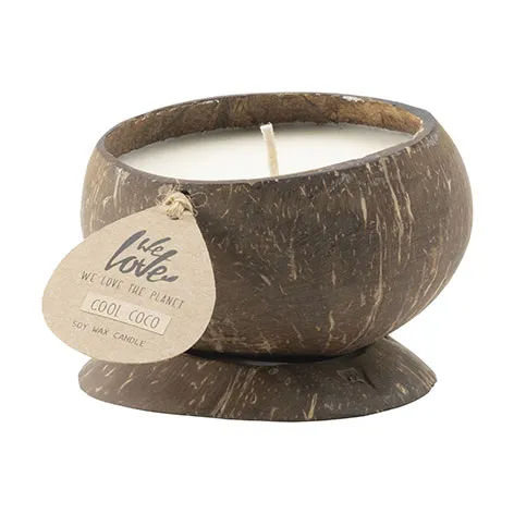 COCONUT CANDLE ‘WE LOVE THE PLANET'