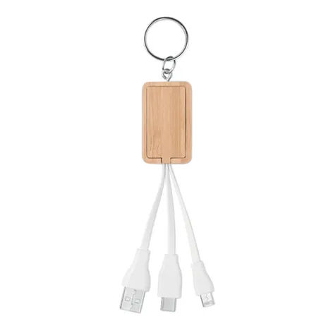 KEYCHAIN WITH KEYS WITH CLAUER CHARGING CABLE
