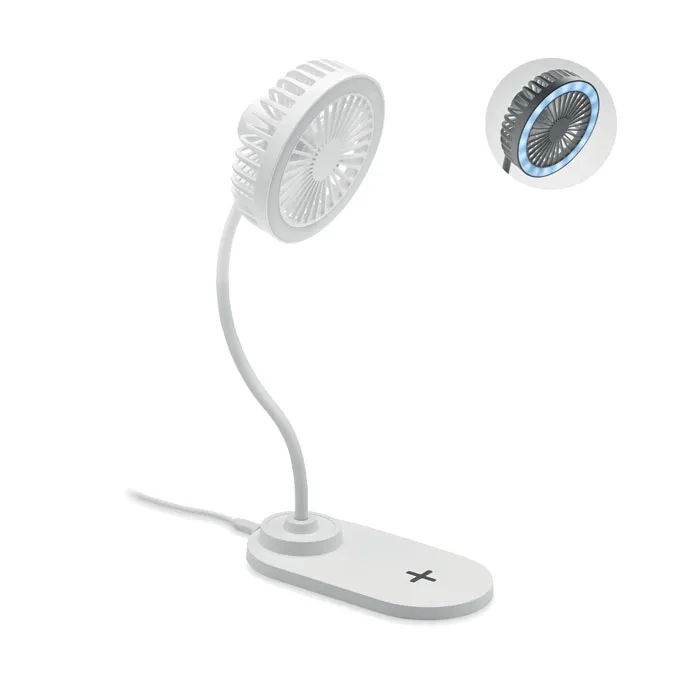 VIENTO Wireless Charger and Desktop Fan