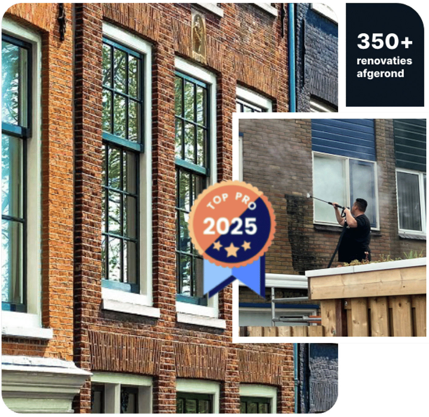 D&G Renovaties - uw specialist in gevelonderhoud en dakrenovatie. Werkzaam in Den Bosch, Uden, Veghel.